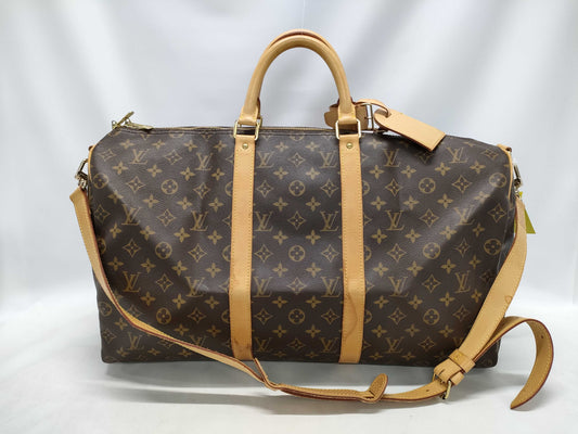 LOUIS VUITTON Monogram M41416 Keepall Bandouliere 50 Boston Bag