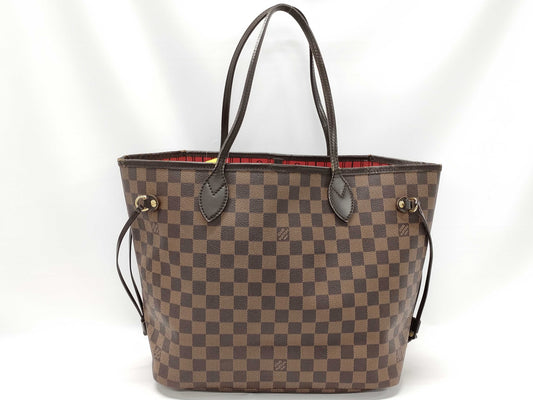 LOUIS VUITTON Damier N41358 Neverfull MM Tote Bag