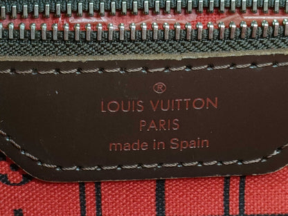 LOUIS VUITTON Damier N41358 Neverfull MM Tote Bag