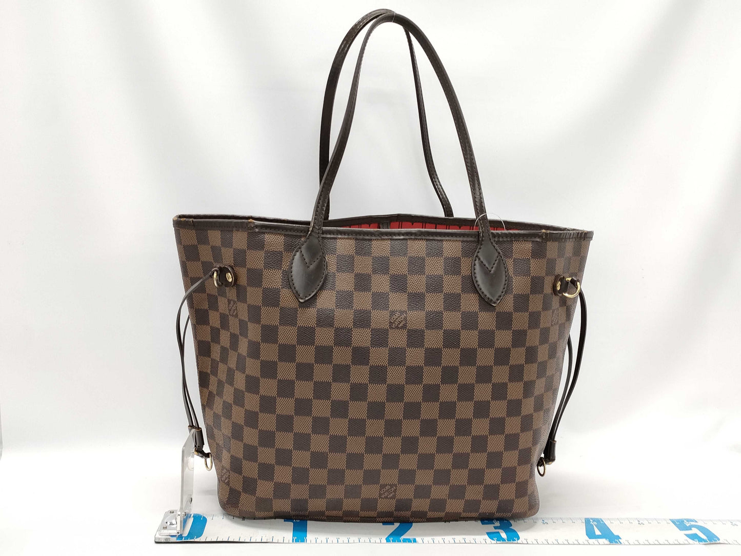 LOUIS VUITTON Damier N41358 Neverfull MM Tote Bag