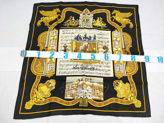 HERMES Carre Music Scarf