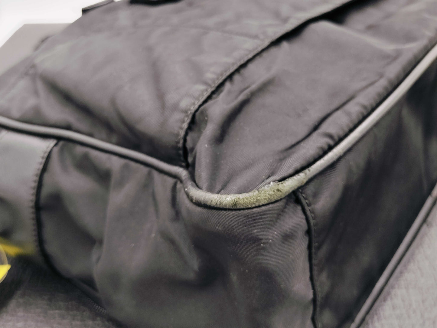 PRADA nylon briefcase Boston bag