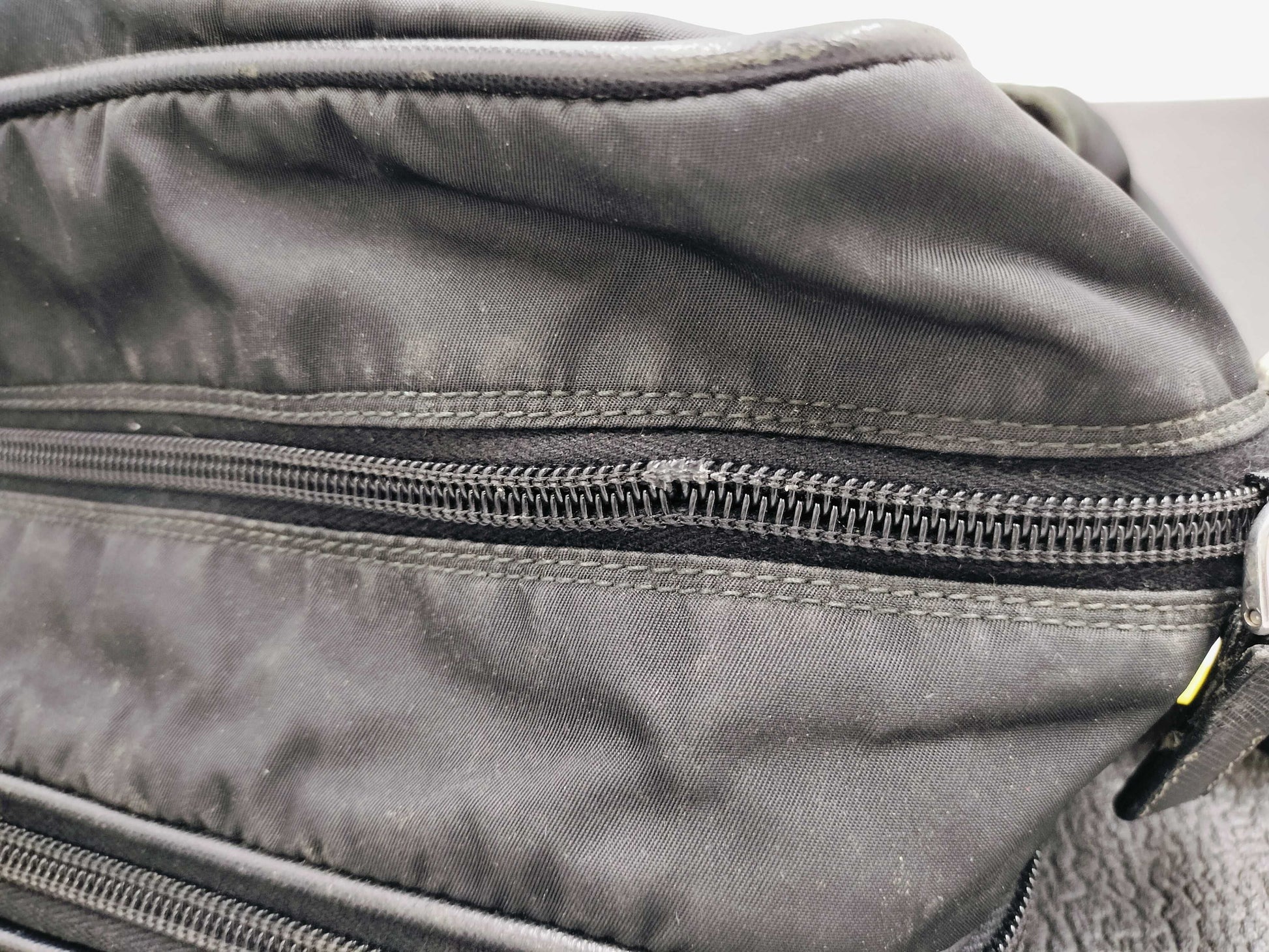 PRADA nylon briefcase Boston bag
