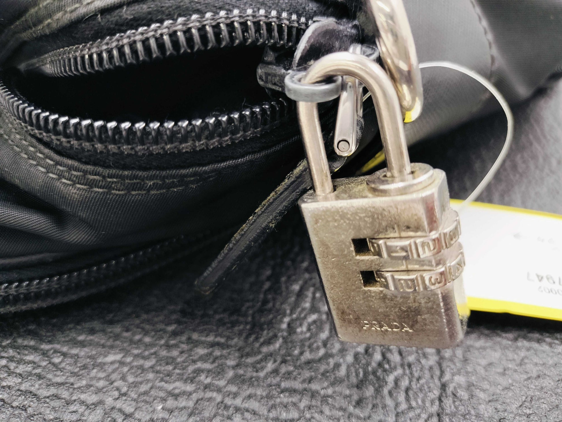 PRADA nylon briefcase Boston bag