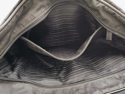 PRADA nylon briefcase Boston bag