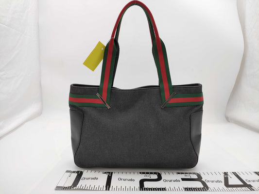 GUCCI Denim/Sherry Line/Tote/73983 Tote Bag
