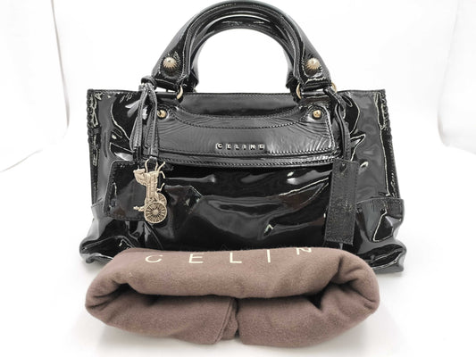 CELINE Enamel Boogie Bag Handbag