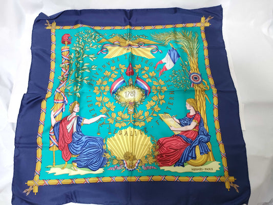 HERMES Carré 90 Scarf Commemorating the French Revolution