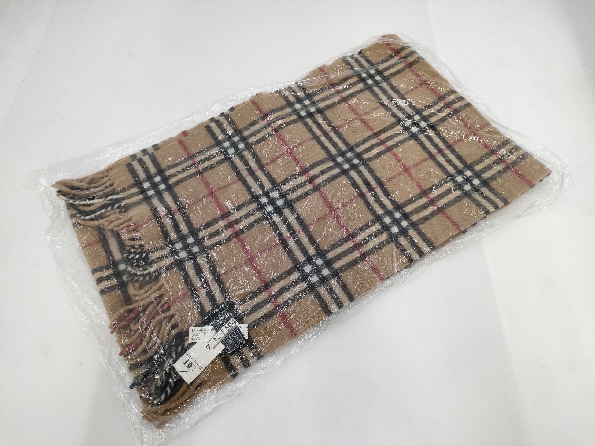 BURBERRY Nova Check Wool Scarf