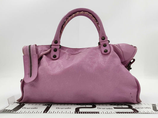 BALENCIAGA The City 2-Way Pink Handbag