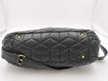 Miu Miu 2-Way Shoulder Handbag Black Handbag