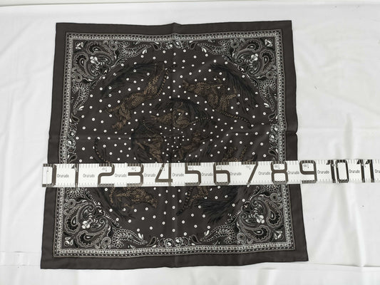 HERMES 2024 AW Brode Guepards Bandana scarf with beading, retail price 630,000 yen