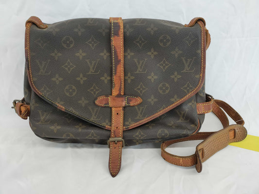 LOUIS VUITTON Monogram Saumur Shoulder Bag