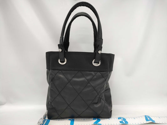 CHANEL 17882982 Paris-Biarritz Tote PM with Silver Hardware