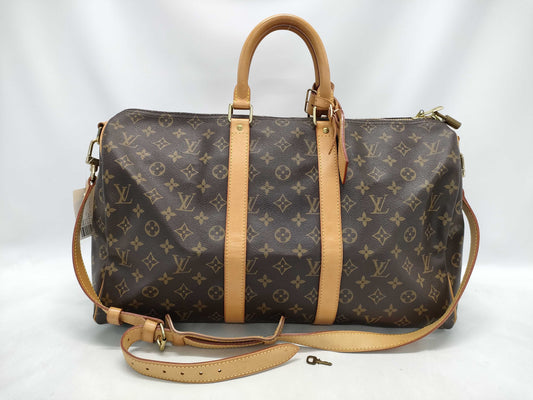 LOUIS VUITTON Monogram M41418 Keepall Bandouliere 45 Boston Bag