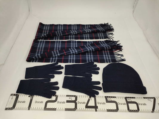 BURBERRY Children's Scarf *2 pieces/Gloves *2 pieces/Hat Total 5-piece set Other accessories