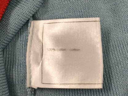 CHANEL Short Sleeve Knit Top with Coco Mark, Size 38