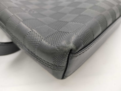 LOUIS VUITTON Damier Damier Infini Pochette District N23355 Shoulder Bag