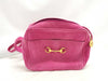 GUCCI 007-3444-0221 Suede Shoulder Bag Pink