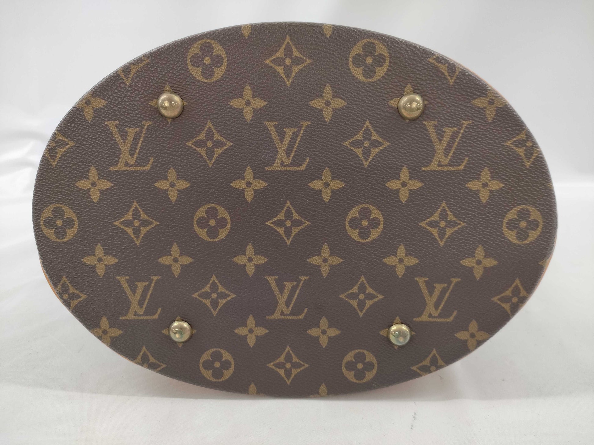 LOUIS VUITTON FL1011 Monogram Bucket Tote Bag 