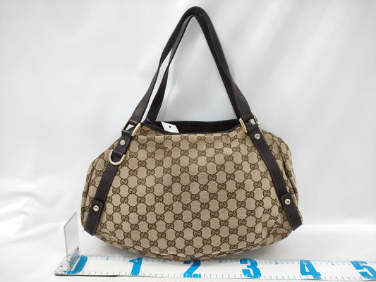 GUCCI GG Canvas Handbag 130736 Handbag
