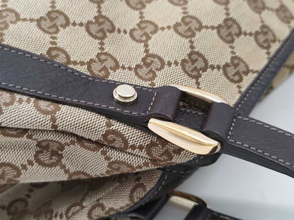 GUCCI GG Canvas Handbag 130736 Handbag