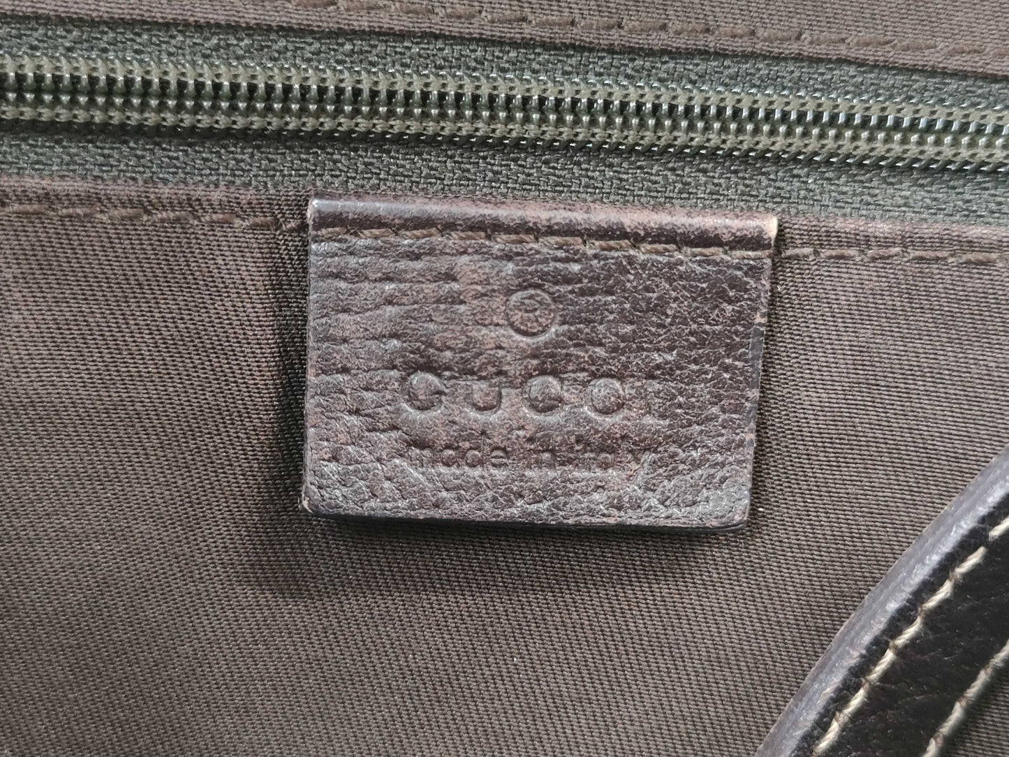 GUCCI GG Canvas Handbag 130736 Handbag