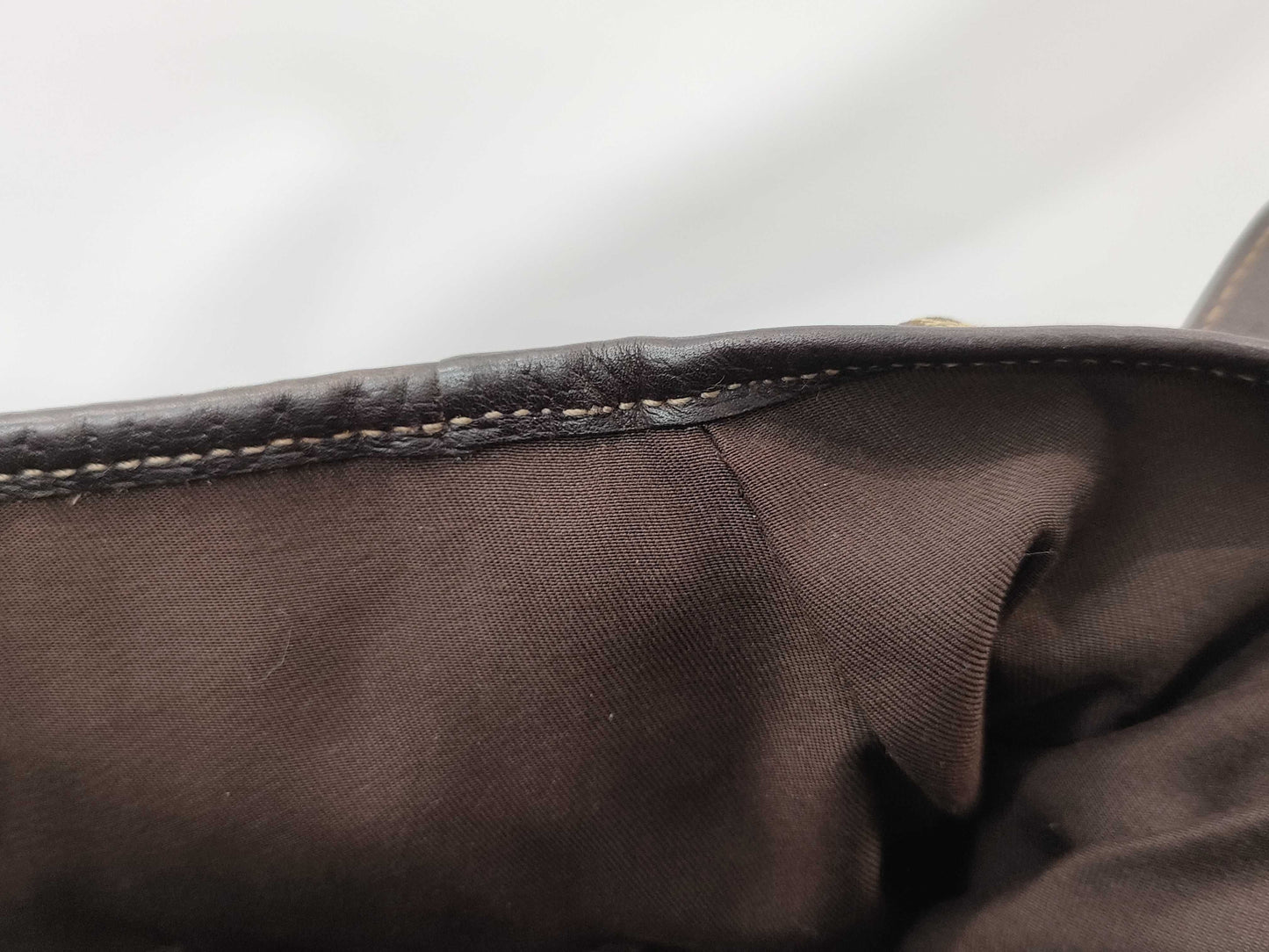 GUCCI GG Canvas Handbag 130736 Handbag