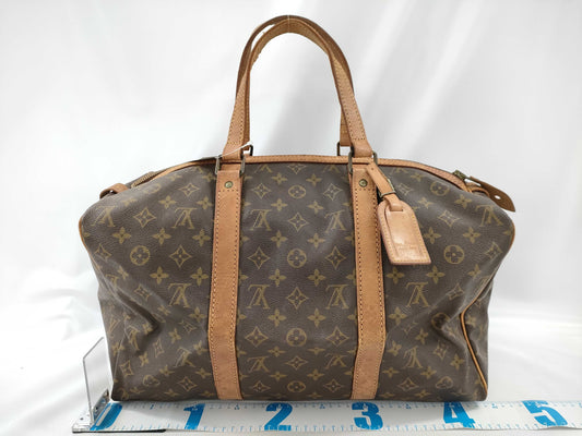 LOUIS VUITTON Monogram Sax Souple Large Boston Bag