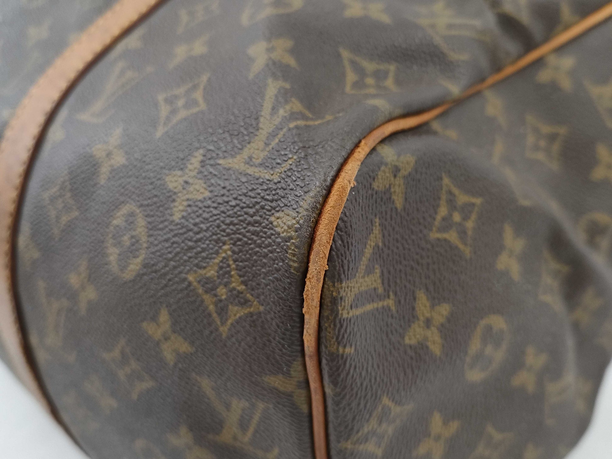 LOUIS VUITTON Monogram Sax Souple Large Boston Bag