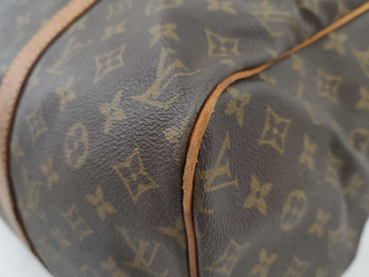 LOUIS VUITTON Monogram Sax Souple Large Boston Bag