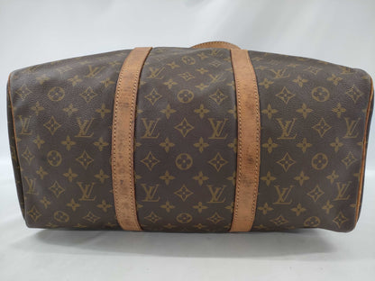 LOUIS VUITTON Monogram Sax Souple Large Boston Bag