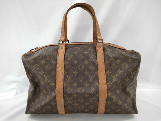 LOUIS VUITTON Monogram Sax Souple Large Boston Bag