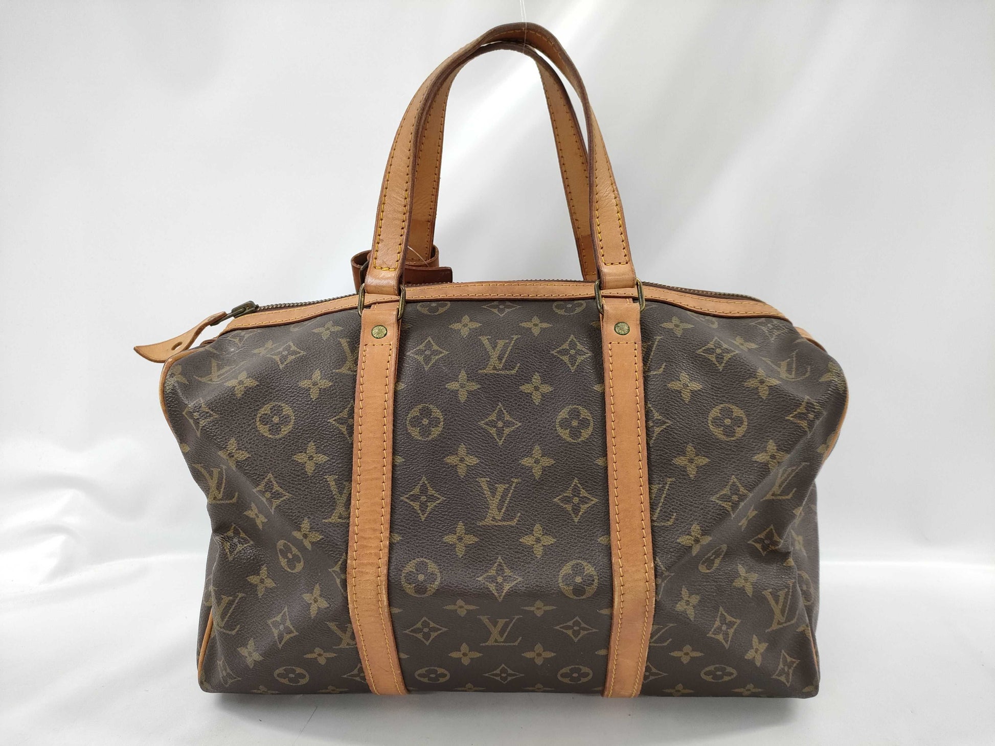 LOUIS VUITTON Monogram Sax Souple Medium Boston Bag