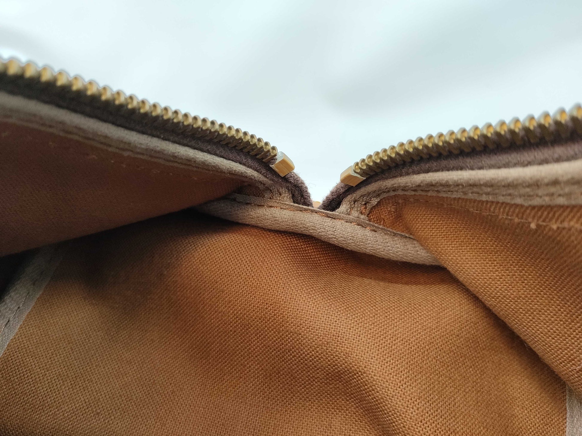 LOUIS VUITTON Monogram Sax Souple Medium Boston Bag