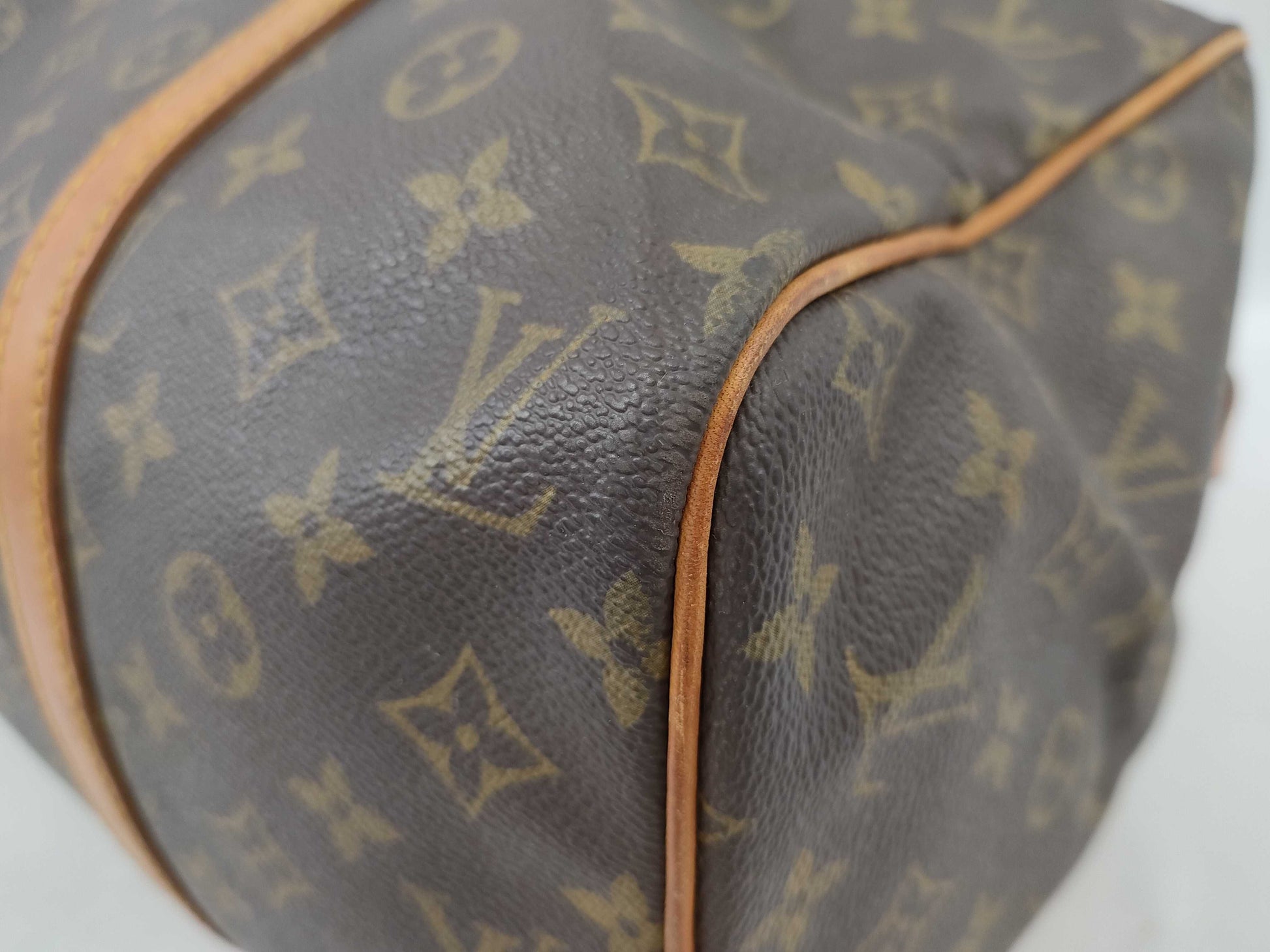 LOUIS VUITTON Monogram Sax Souple Medium Boston Bag