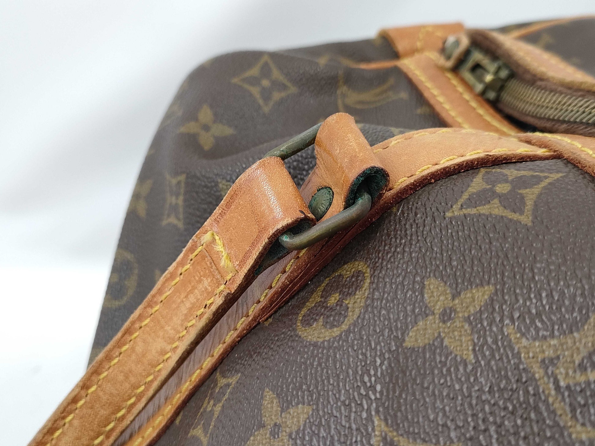 LOUIS VUITTON Monogram Sax Souple Small Boston Bag