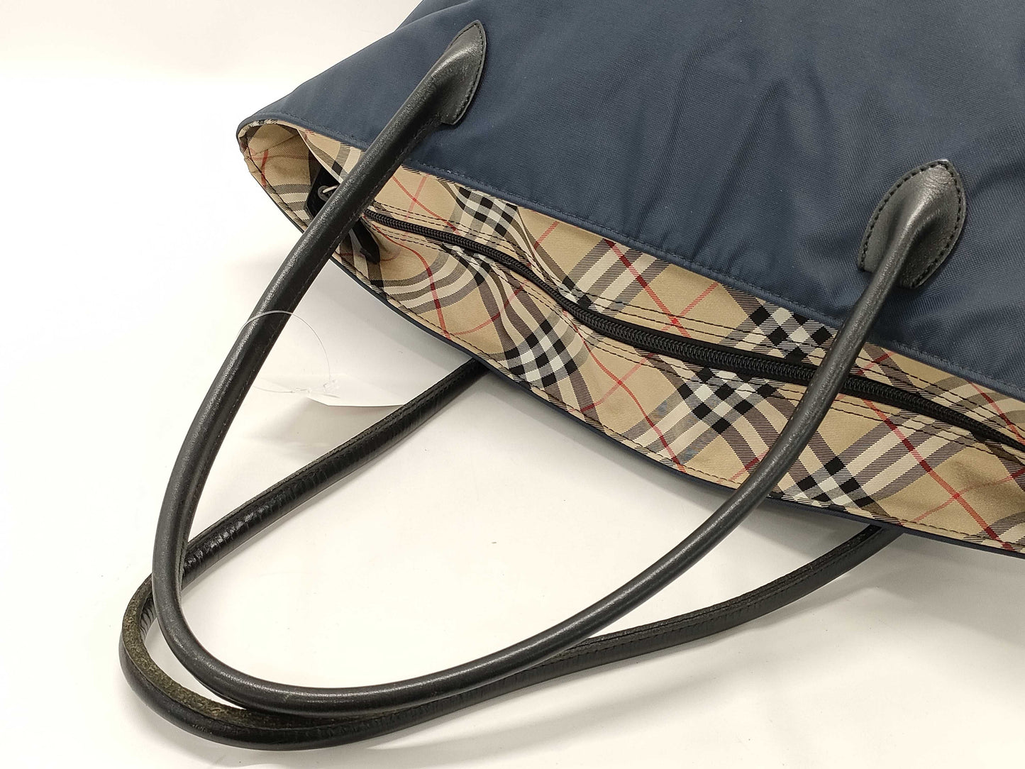BURBERRY Blue Tote Bag