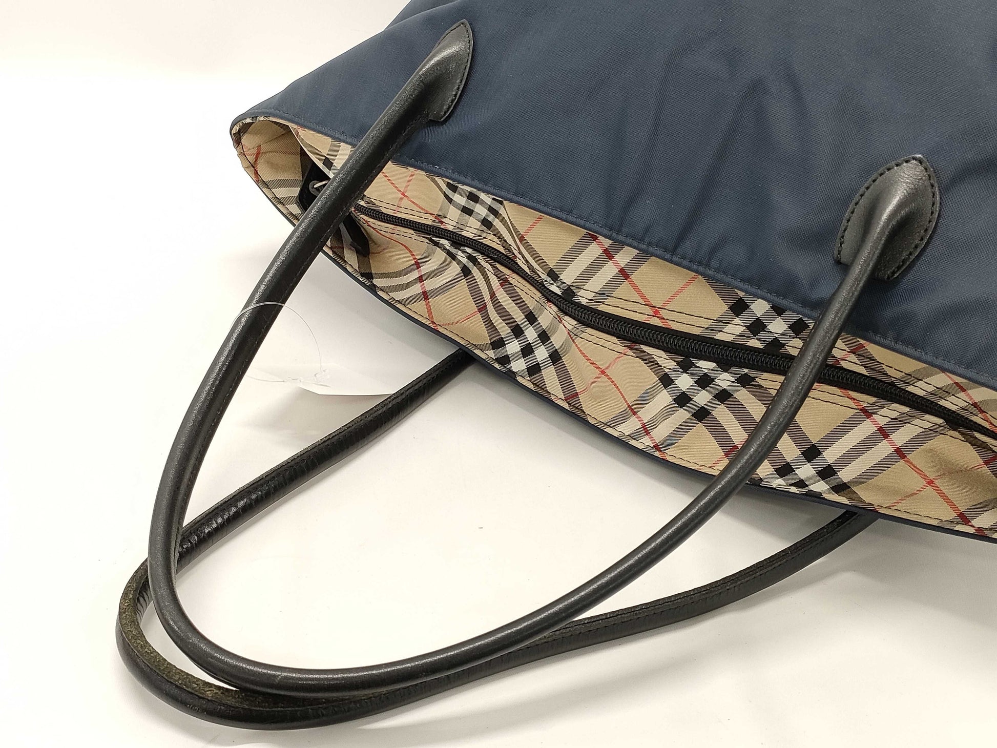 BURBERRY Blue Tote Bag