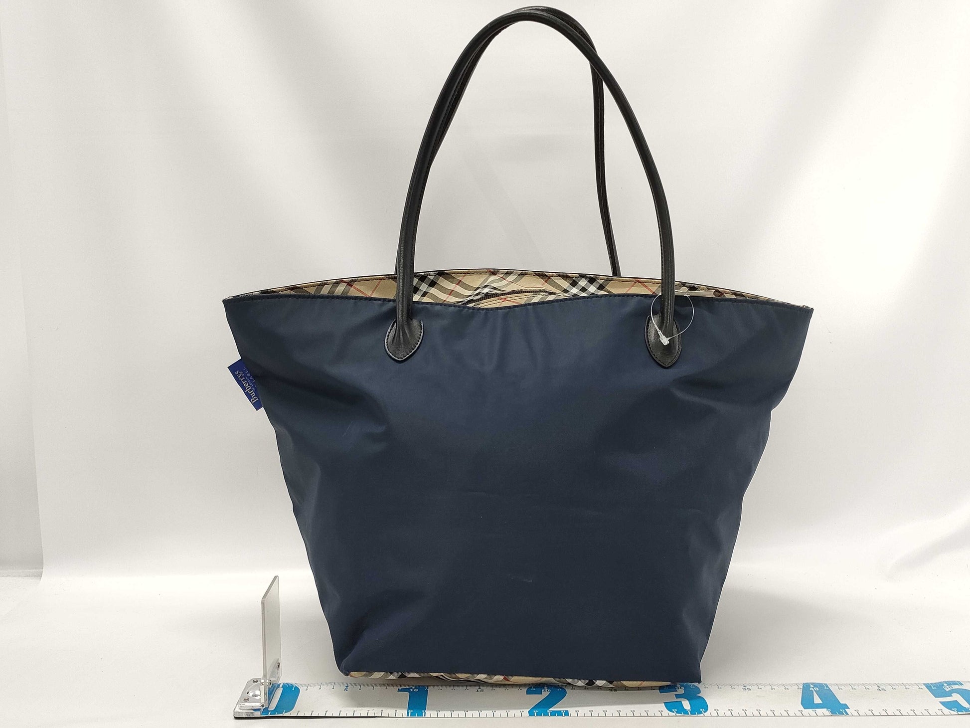 BURBERRY Blue Tote Bag