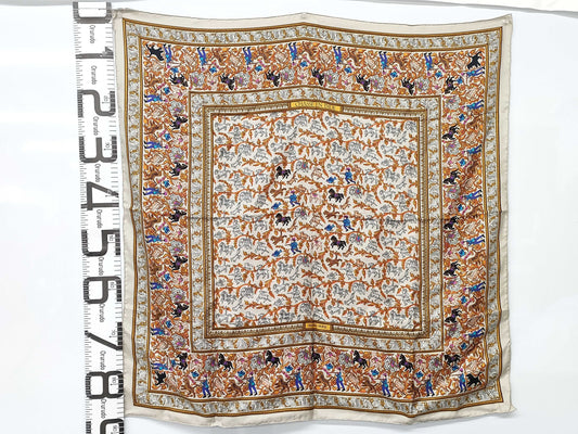 HERMES Carré CHASSE EN INDE Indian Hunting Scarf