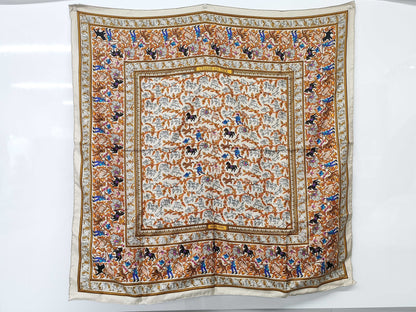 HERMES Carré CHASSE EN INDE Indian Hunting Scarf