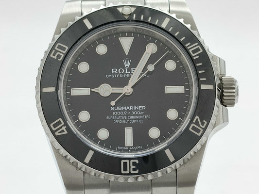 ROLEX 114060 46HQ2149 Black Dial Men's Watch