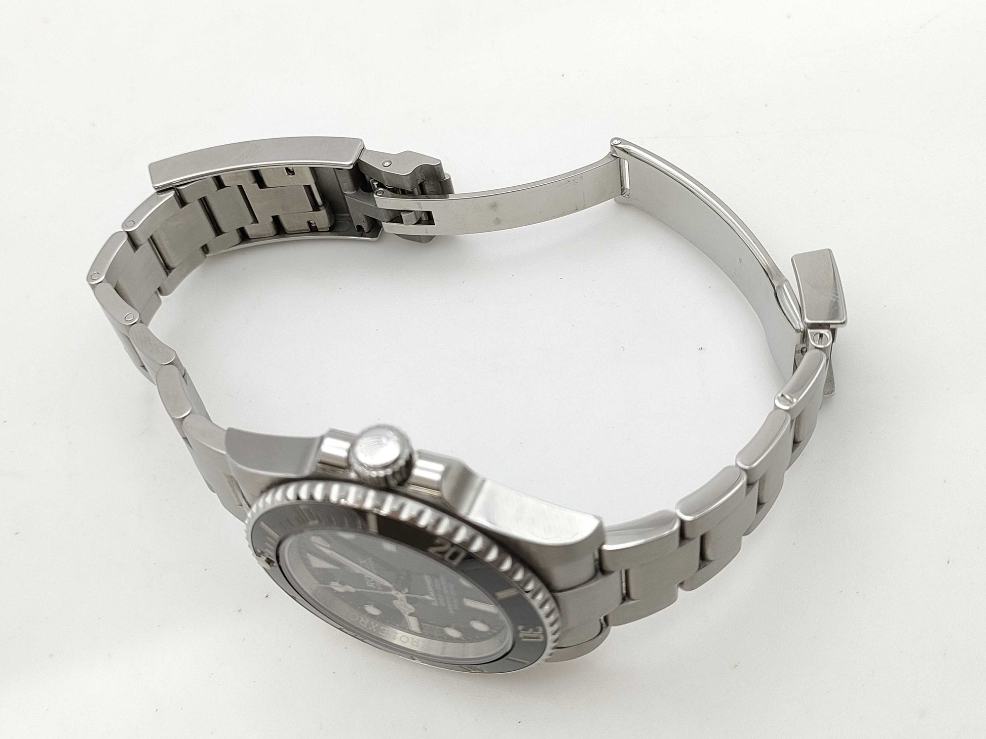 ROLEX 114060 46HQ2149 Black Dial Men's Watch