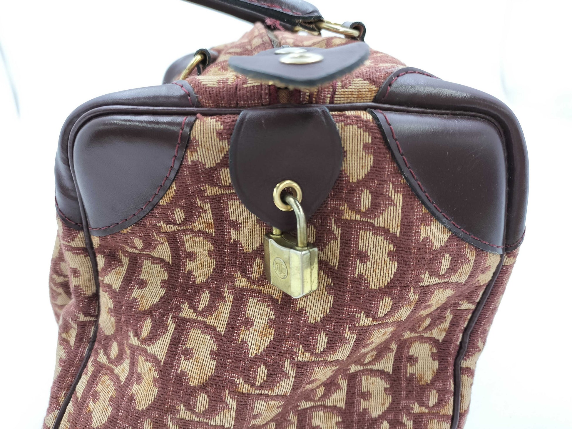Dior Trotter Mini Boston Bag Red Boston Bag