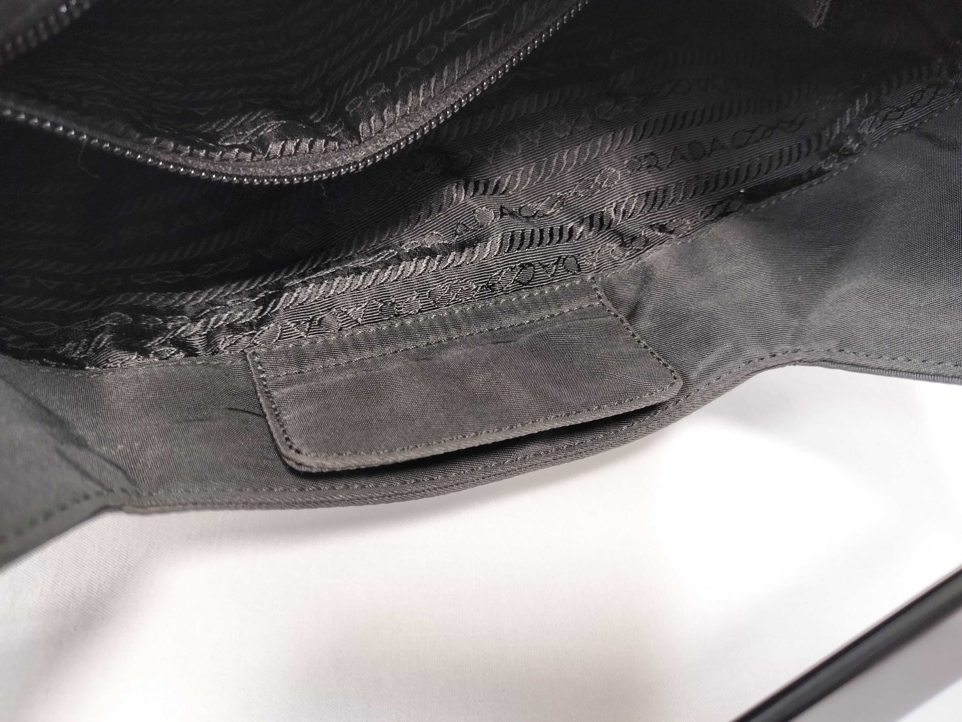 PRADA nylon plastic shoulder bag