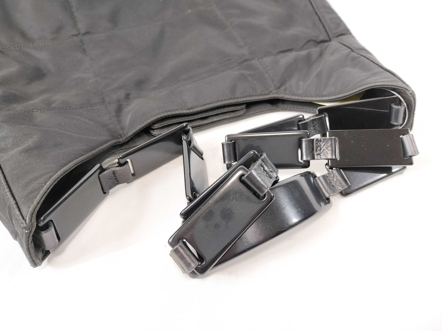 PRADA nylon plastic shoulder bag