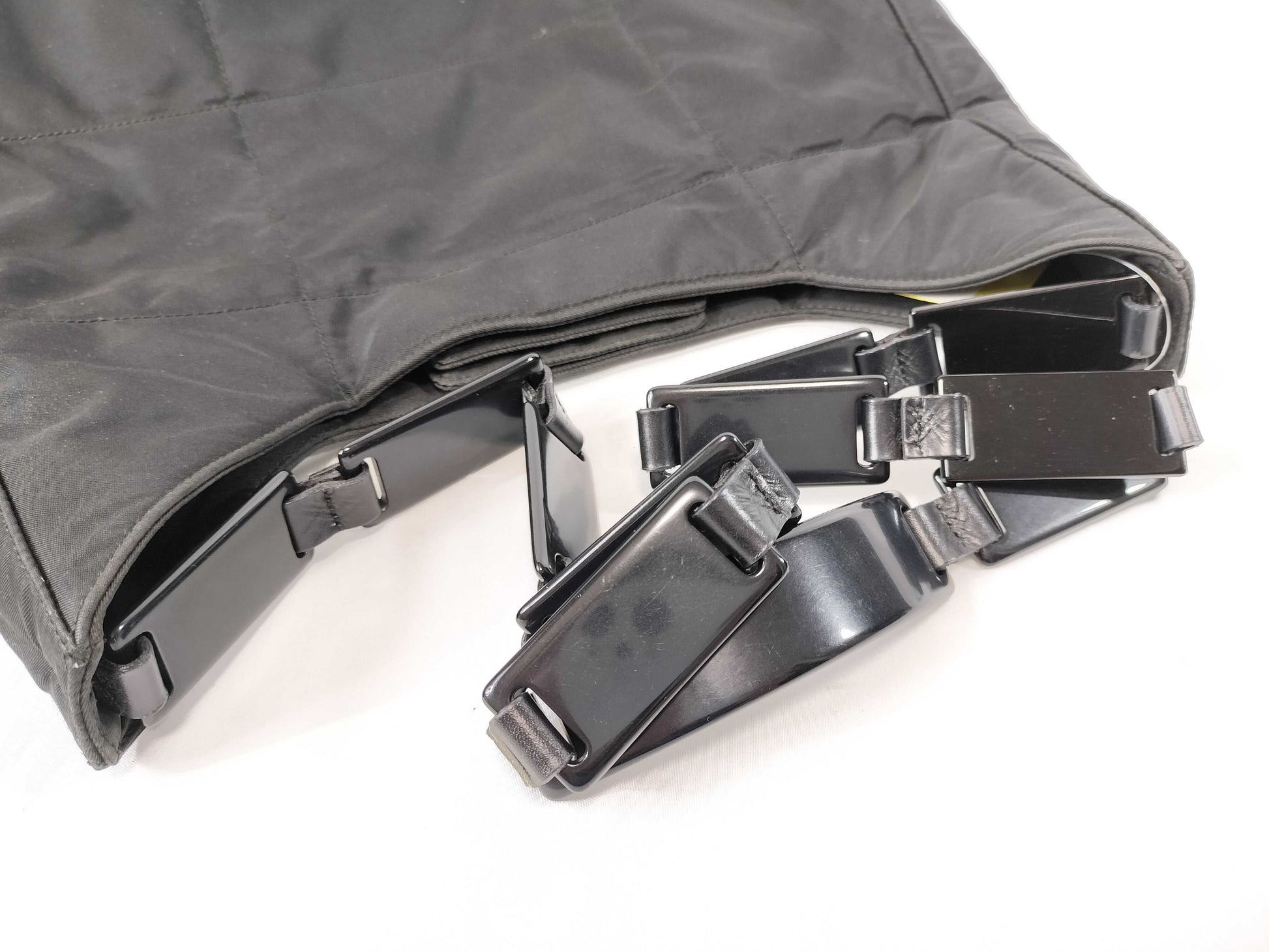 PRADA nylon plastic shoulder bag