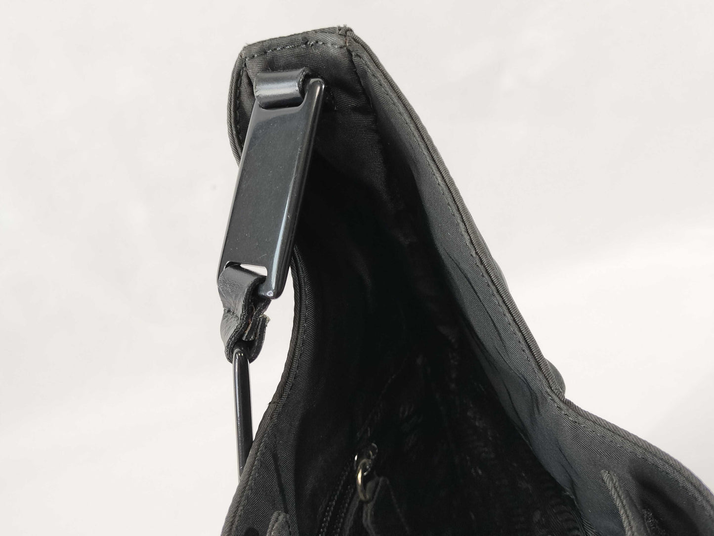 PRADA nylon plastic shoulder bag