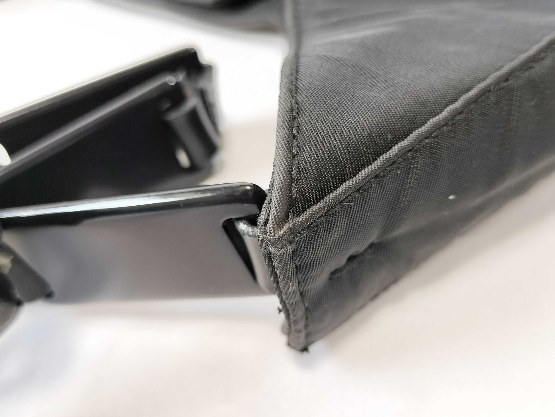 PRADA nylon plastic shoulder bag